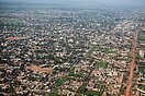 Lome, hier aus der Luft zu sehen, ist der politische und wirtschaftliche Schwerpunkt Togos.