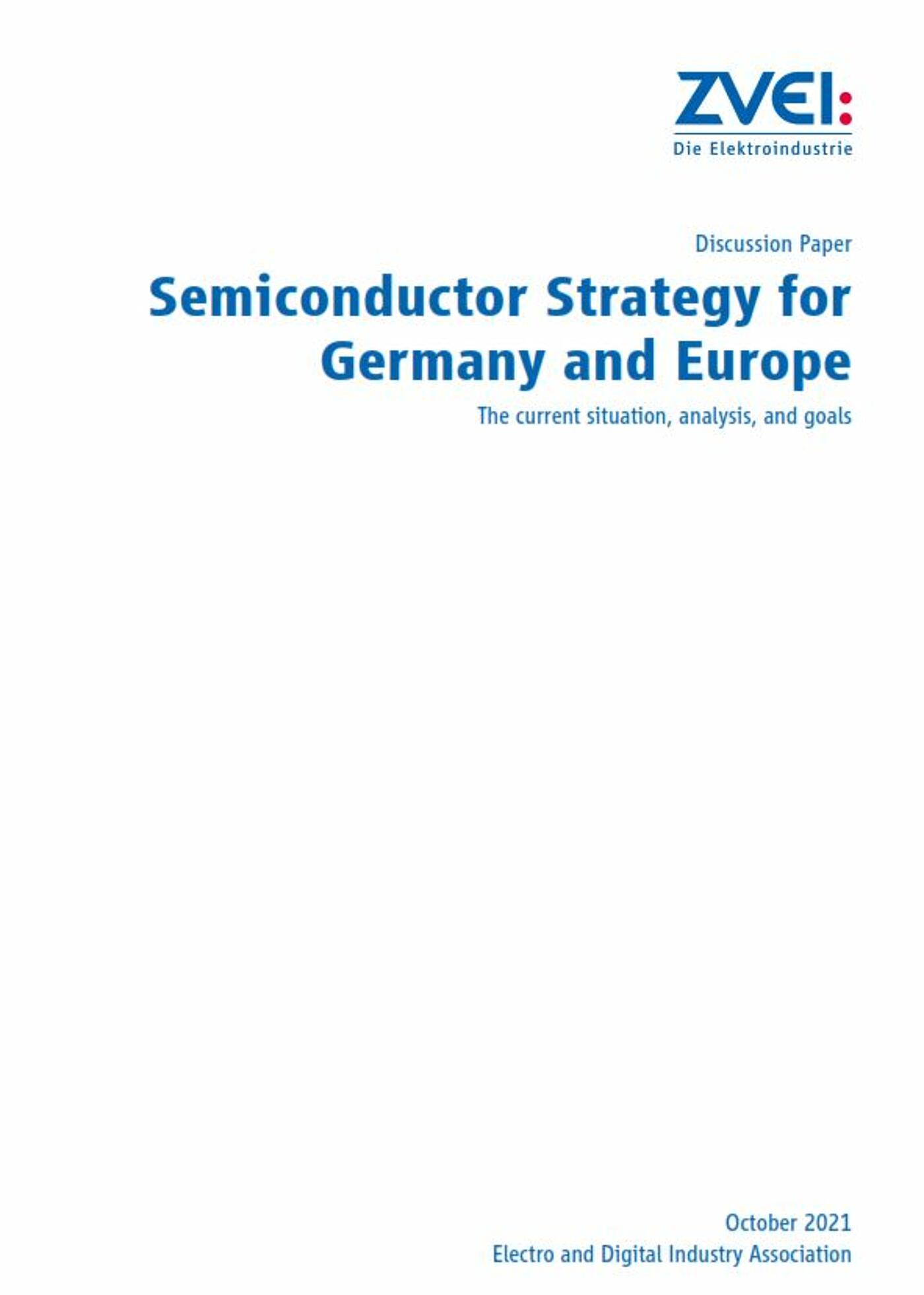 Semiconductor Strategy for Germany and Europe - Discussion Paper