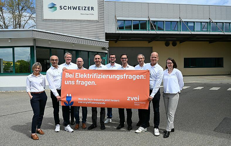 Fotoaktion des ZVEI und seiner Mitgliedsunternehmen