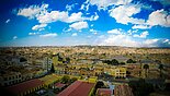 Die eritreische Hauptstadt Asmara, zugleich die größte Stadt des Landes.