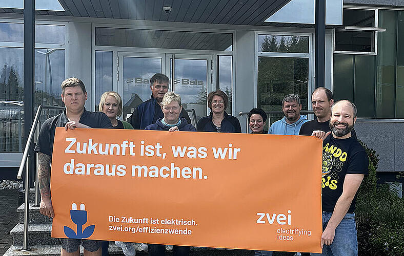 Fotoaktion des ZVEI und seiner Mitgliedsunternehmen
