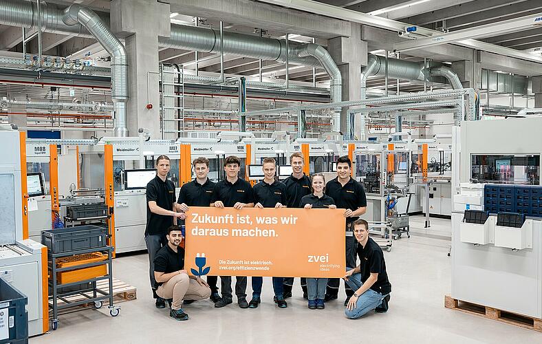 Fotoaktion des ZVEI und seiner Mitgliedsunternehmen