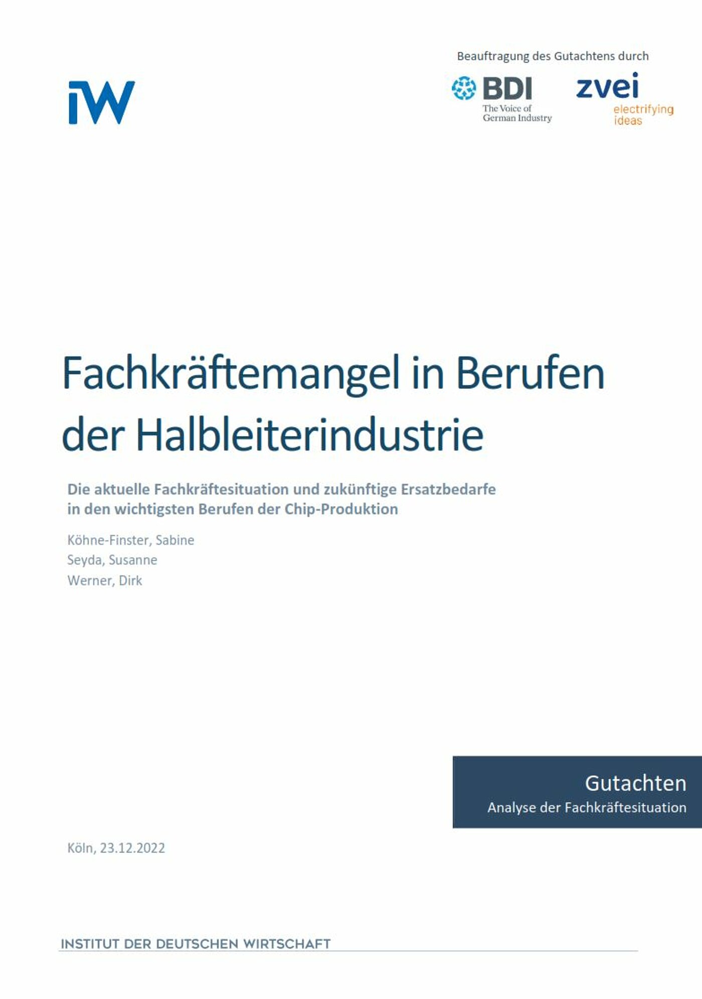 Studie: Fachkräftemangel in Berufen der Halbleiterindustrie