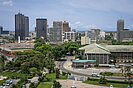 Abidjan, größte Stadt und Regierungssitz der Elfenbeinküste.
