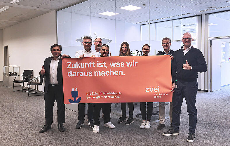 Fotoaktion des ZVEI und seiner Mitgliedsunternehmen