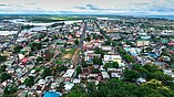 Monrovia, die Hauptstadt und der Ort des größten Hafens Liberias.