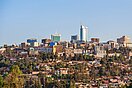 Central Business District von Kigali, Hauptstadt Ruandas.