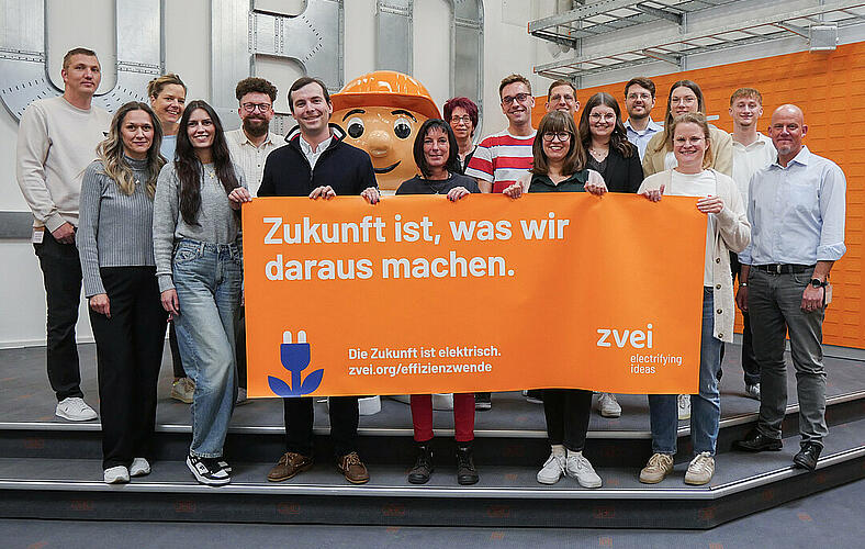 Fotoaktion des ZVEI und seiner Mitgliedsunternehmen