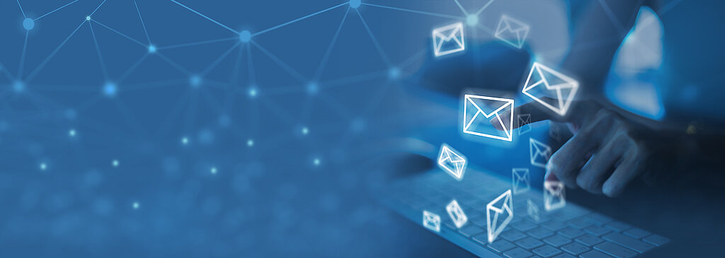 Emails werden verschickt.